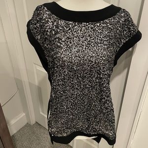 NWOT Womens Sequined Top